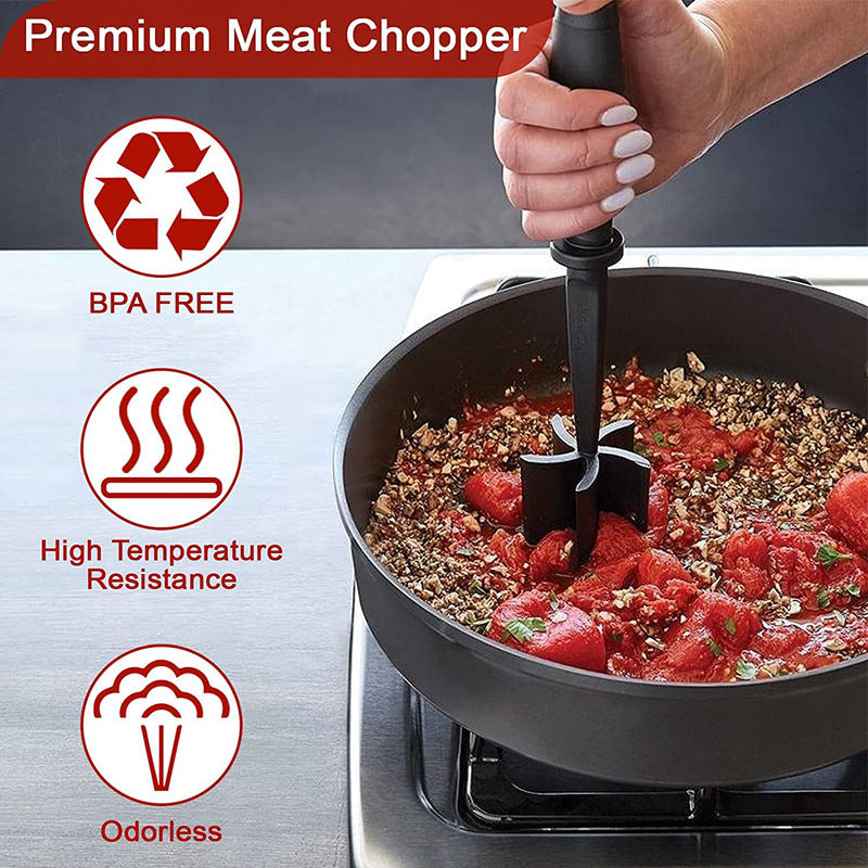 Multifunctional Meat Chopper Cooking Scraper Grinder